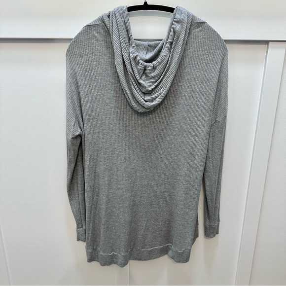 Mossimo Supply Co. Light Gray Hooded lightweight Sweatshirt top size Large - Picture 8 of 8